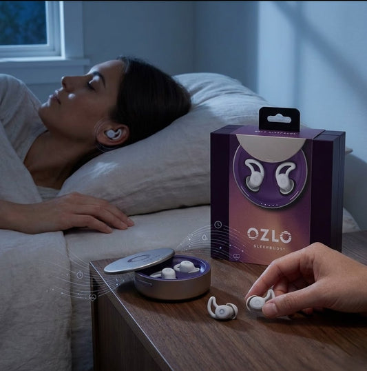 Ozlo Sleepbuds® | Comfortable Side Sleeper Headphones | Up to 10 Hours of Bluetooth LE Streaming