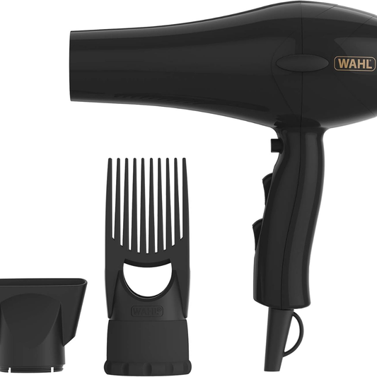 Wahl PowerPik 2 Hair Dryer for Women – Afro Hair Dryer with Pik Attachment & Anti-Frizz Styling, Black