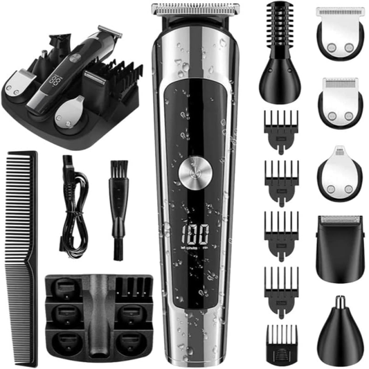 Sekoda 6-in-1 Cordless Beard Trimmer for Men – Electric Hair Clipper & Grooming Kit