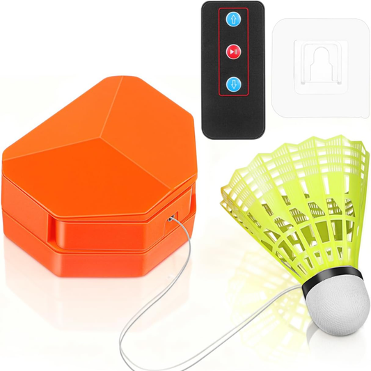 Abaodam Portable Badminton Trainer – Automatic Rebound Self Practice Training Kit for Indoor & Home Use