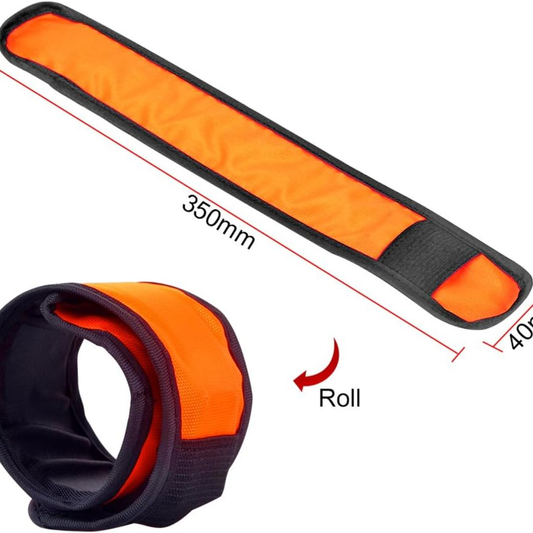 Esonstyle Pack of 6 LED Slap Bracelets – Light Up Safety Wrist Bands for Running, Cycling & Outdoor Sports