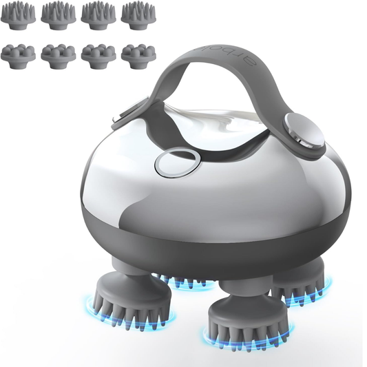 Arboleaf Scalp Massager – Electric Head Massager, IPX7 Waterproof, 8 Claws, 3 Modes, Portable Relaxation Device