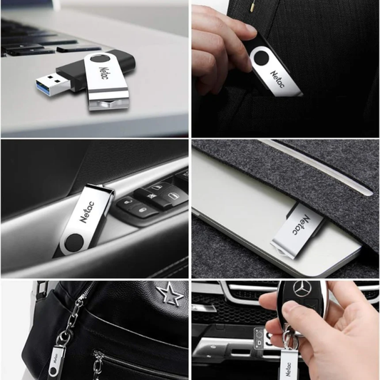 64GB USB 2.0 Flash Drive, Swivel Design Memory Sticks, Pen Drive, Usb Sticks for Data Storage, Zip Drive and jump Drive with LED Light