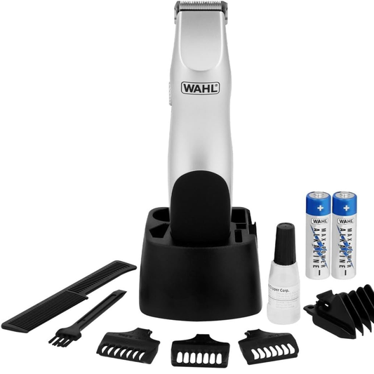 Wahl Groomsman Battery Beard & Hair Trimmer for Men – Cordless Stubble Grooming Kit