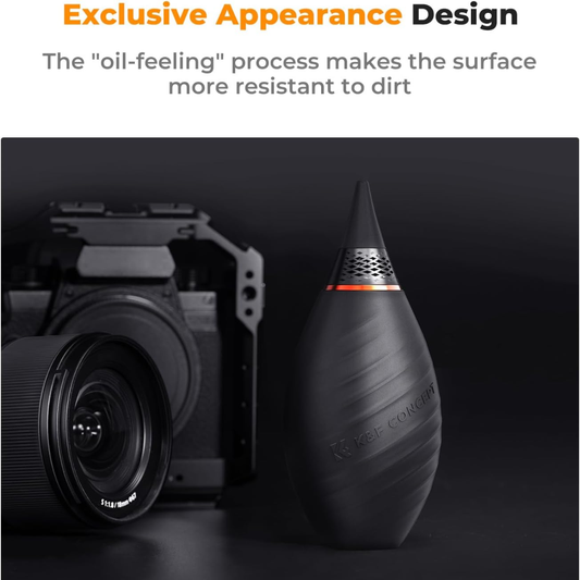 K&F Concept Powerful Rocket Air Blower Dust Cleaner for DSLR Cameras, Camera Lenses, Sensors, Keyboards, Laptops & Electronic Devices – Short Nozzle Air Duster