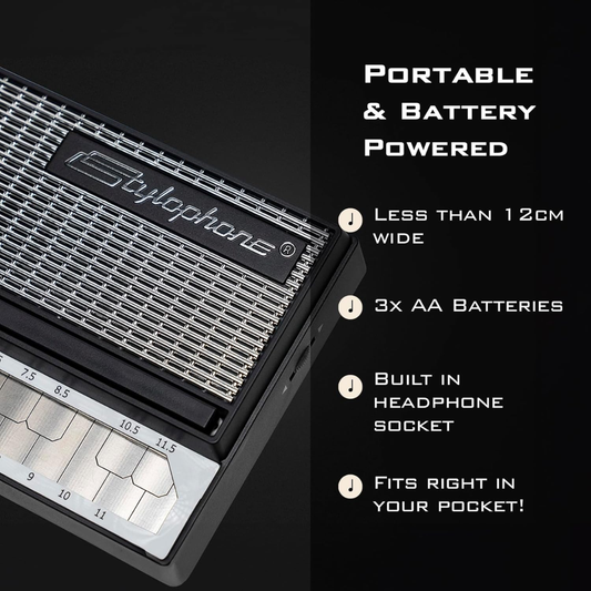 Stylophone Original Pocket Electronic Synthesizer – Compact Synth Musical Instrument & Keyboard Synthesizer Instrument