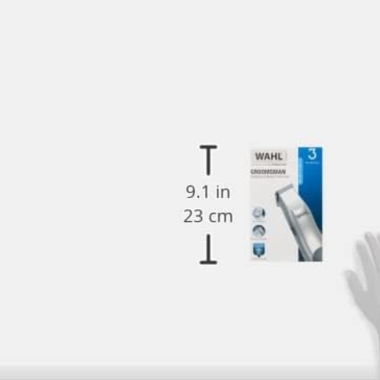 Wahl Groomsman Battery Beard & Hair Trimmer for Men – Cordless Stubble Grooming Kit