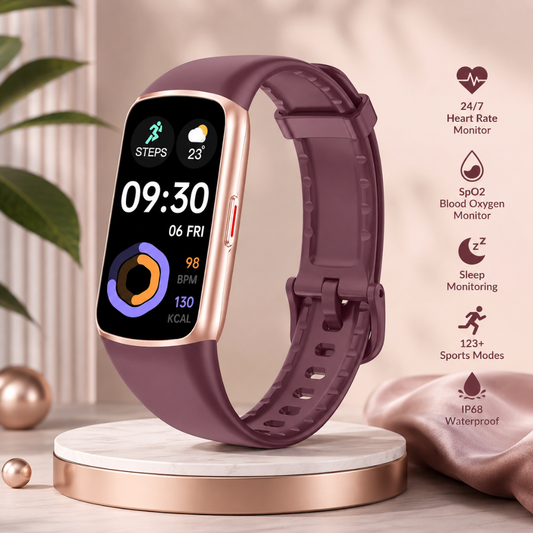 Zeacool Smart Fitness Tracker – Heart Rate & Sleep Monitor, Waterproof Sports Watch