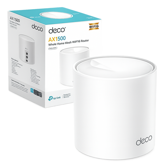TP-Link Deco X10 AX1500 Mesh WiFi 6 System, WiFi Router, Whole Home Seamless Roaming, Voice Control with Alexa/Google, Personalize Parental Control, Wireless Extender Boost, OFDMA, MU-MIMO, Easy Setup