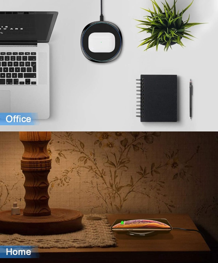 Wireless Charger for iPhone and Samsung