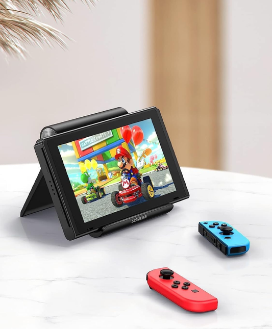 iPad Stand Tablet Desk Holder Adjustable Foldable Tablet Stand for iPad, Samsung Galaxy Tab and Other Tablets with Stable Anti-Slip Design