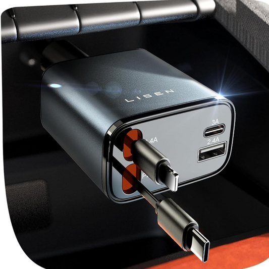 Retractable Car Charger Adapter