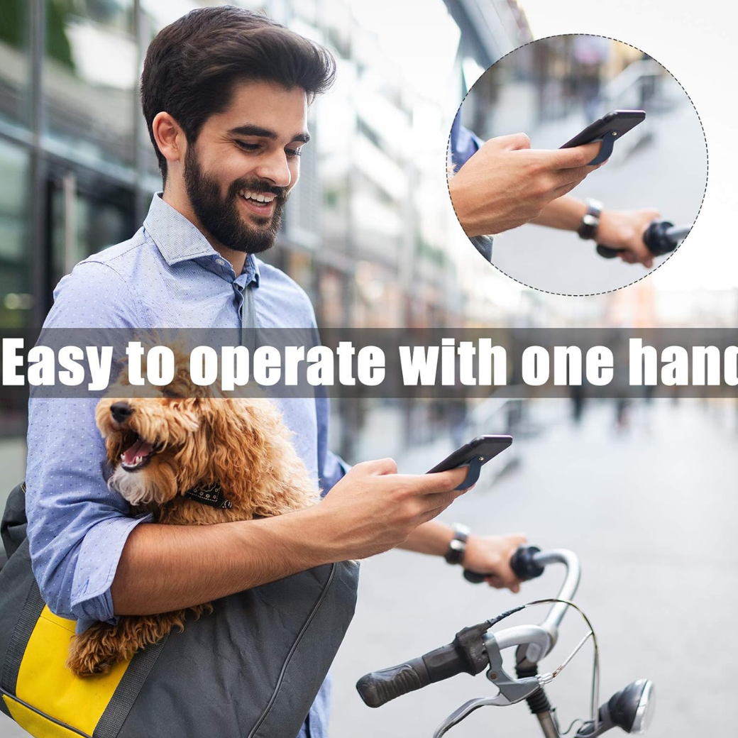 6 Pieces Phone Grip Holder Cell Phone Finger Ring Stand Kickstand Set for Secure Grip and Hands-Free Use