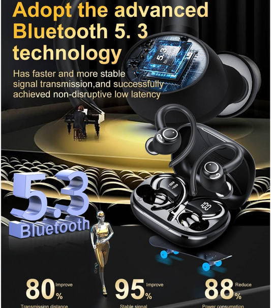 Bluetooth 5.3 Headphones