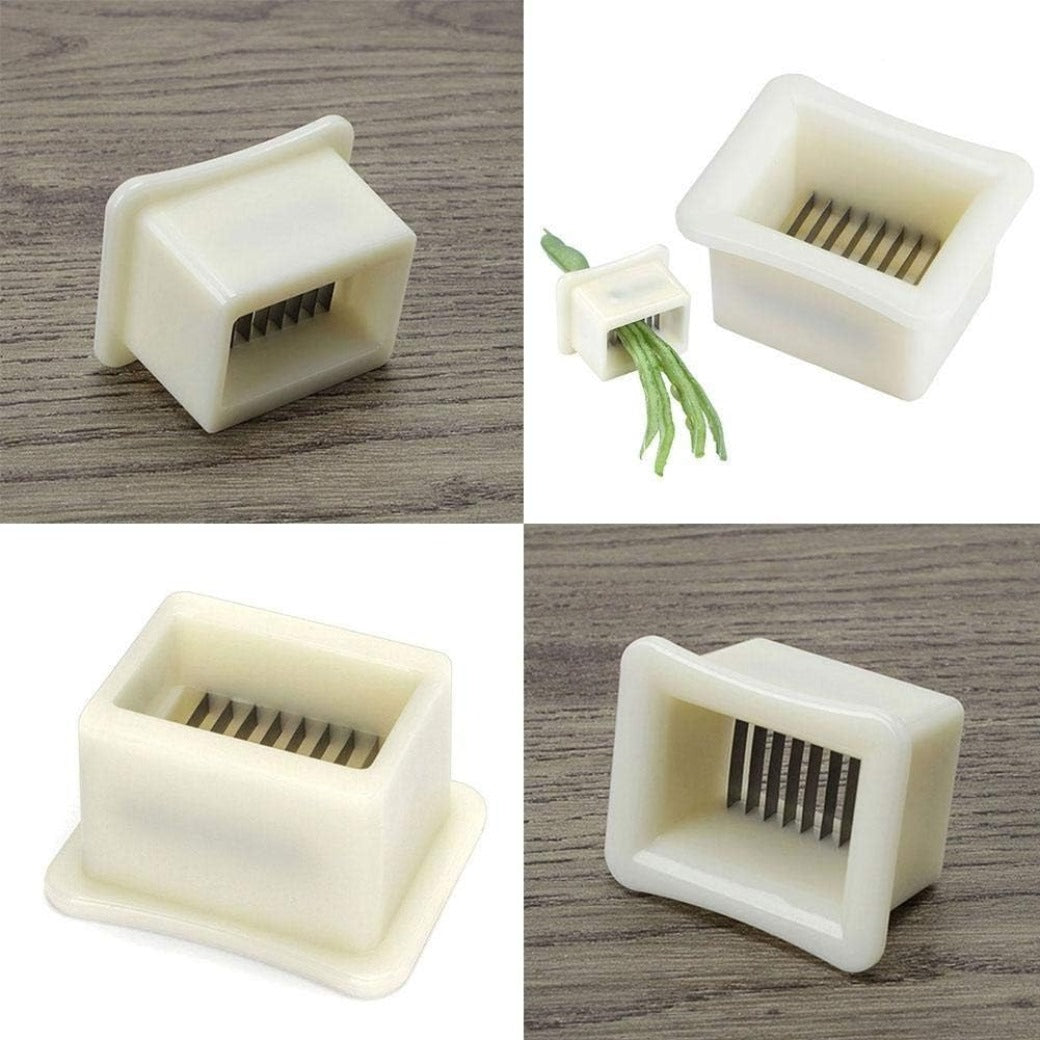 Green Bean Frencher Tool Stainless Steel French Bean Slicer Cutter Vegetable String Remover Kitchen Preparation Tool for Green Beans
