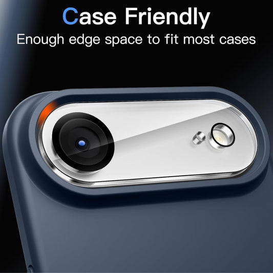 Camera Lens Protector for iPhone 17 Air, 9H Tempered Glass, Anti-Scratch, Case Friendly, Does Not Affect Night Shots, HD Clear, 6.5-Inch Display, 3-Pack (Clear)