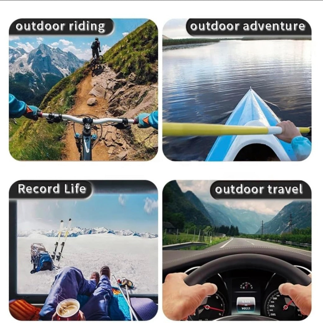 Chest Mount Harness and Backpack Shoulder Strap Mount with Phone Clip for Action Camera and Phone Filming Accessories