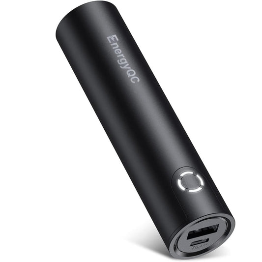 EnergyQC Mini Portable Charger 5000mAh for Mobile Phone Small Power Bank Ultra-Compact External Battery Pack with 2.4A Output Compatible with Xiaomi Huawei Samsung and More