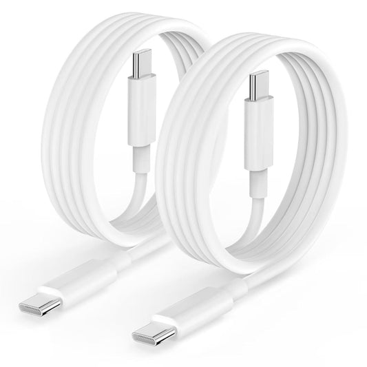 USB C to USB C Charger Cable iPhone Charger Cable 15/16 Fast Charging Lead, Type C Charging Wire for iPhone16/16 Pro/15/15 Plus/15 Pro/15 Pro Max, iPad Pro/Air/Mini,Mac (2Pack 2M)