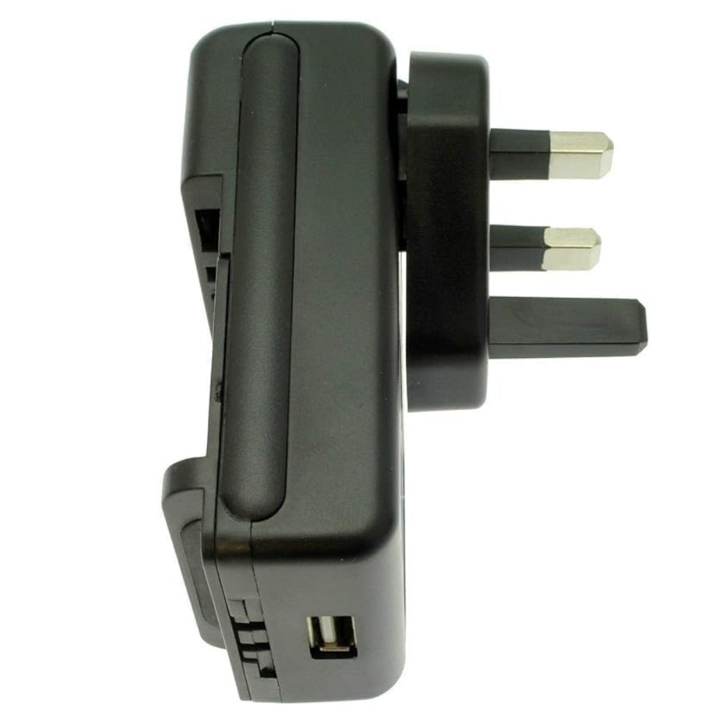 Universal Phone/Camera Battery External Charger & USB Port - Desktop Charger