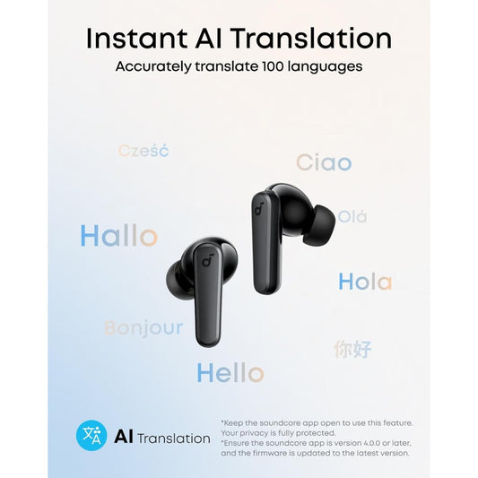 soundcore by Anker P20i True Wireless Earbuds, 10mm Drivers with Big Bass, Bluetooth 5.3, 30H Long Playtime, IPX5 Water-Resistan