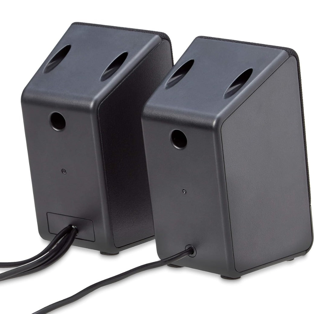 Amazon Basics Computer Speakers For Desktop or Laptop PC, USB-Powered, Black