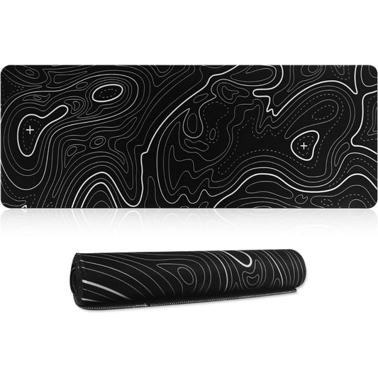 Mouse Pad for Home Office Work,Gaming Mouse Pad Desk Pad Soft Smooth Surface and Anti-Slip Rubber Base Waterproof Soft Cloth XX Mouse Mat 600 x 300 x 3MM