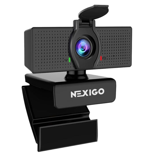 NexiGo N60 1080P Webcam with Microphone, Adjustable FOV, Zoom, Software Control & Privacy Cover, USB HD Computer Web Camera, Plug and Play, for Zoom/Skype/Teams,