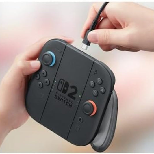 Nintendo Joy-Con 2 Charging Grip – Rechargeable Controller Grip with USB-C Charging for Comfortable Extended Gaming Sessions