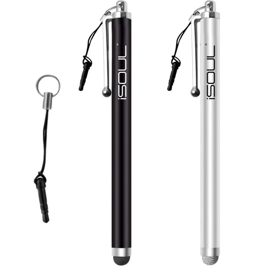 iSOUL Stylus Touch Pen, Styli Capacitive Touchscreen Pen Aluminum Stylus For Smartphones, iPhone, iPad Mini, Galaxy, Note, Tab, Nexus, Nokia, Blackberry, OnePlus, & Tablets (Mix)