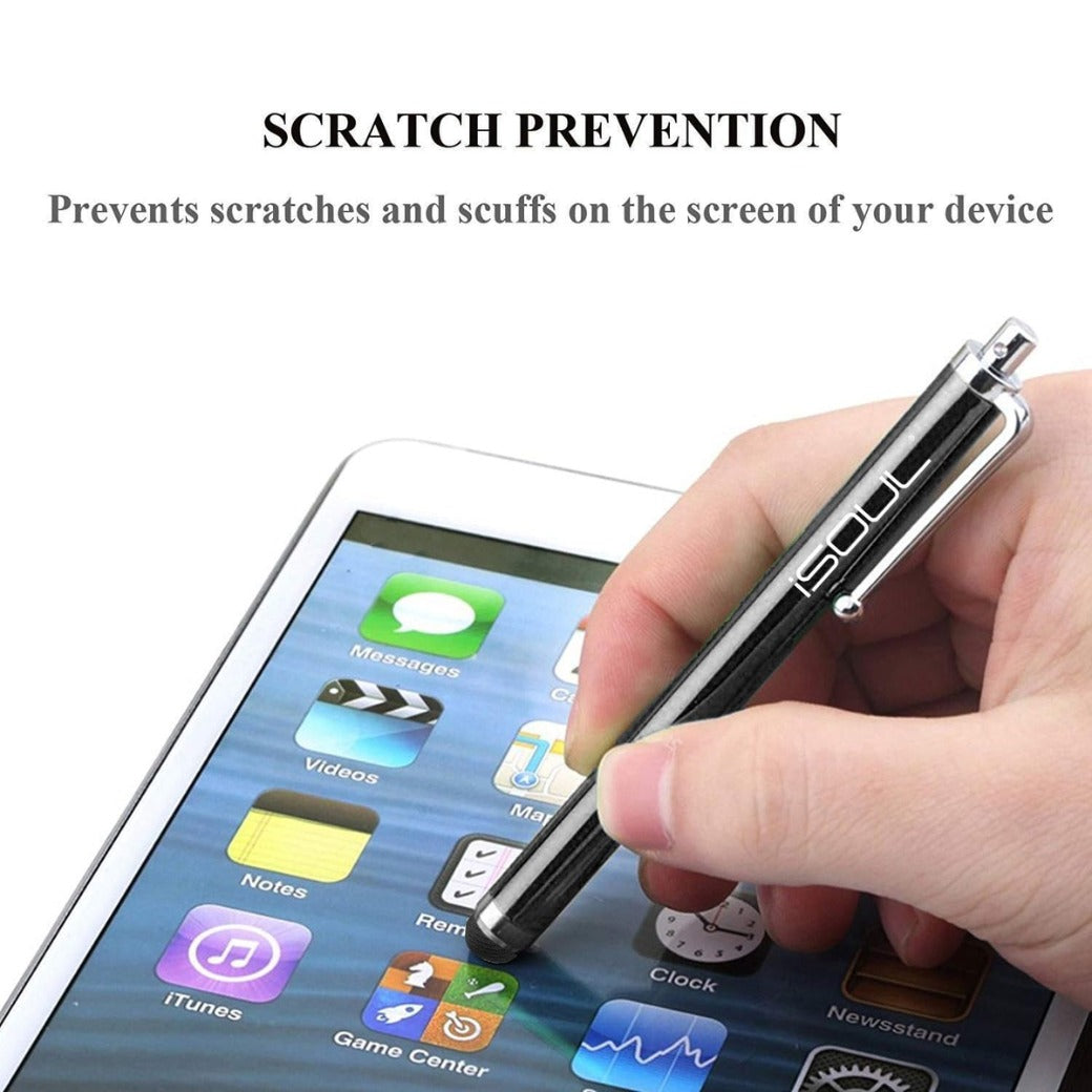 iSOUL Stylus Touch Pen, Styli Capacitive Touchscreen Pen Aluminum Stylus For Smartphones, iPhone, iPad Mini, Galaxy, Note, Tab, Nexus, Nokia, Blackberry, OnePlus, & Tablets (Mix)