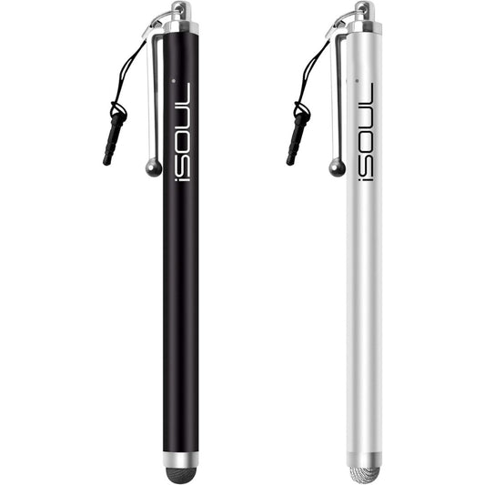 iSOUL Stylus Touch Pen, Styli Capacitive Touchscreen Pen Aluminum Stylus For Smartphones, iPhone, iPad Mini, Galaxy, Note, Tab, Nexus, Nokia, Blackberry, OnePlus, & Tablets (Mix)