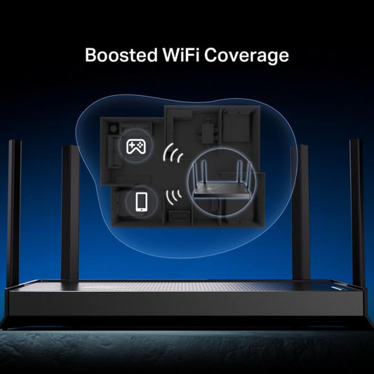 TP-Link Archer BE3600 Router WiFi 7 BE3600Mbps, WiFi Router, 2.5G Ports, USB 3.0 Port, Maximized Coverage, VPN Router, Internet Booster Routers, WiFi Booster, HomeShield Security, Easy Setup,EasyMesh