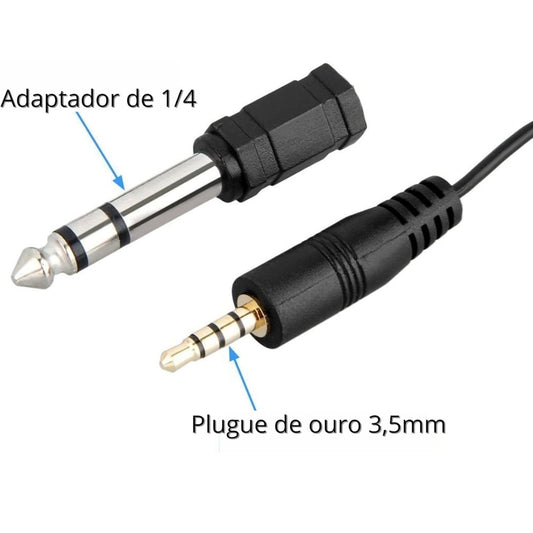 BOYA BY-M1 Clip-On Microphone for DSLR Camera/Smartphone/Camcorder/Audio Recorders - Black