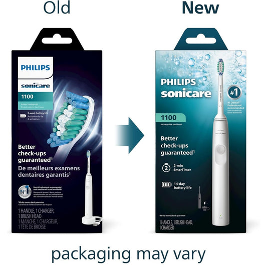 Philips Sonicare 3100 Series Electric Toothbrush, Sonic Toothbrush, Pressure Sensor and Timer, Black, HX3671/14
