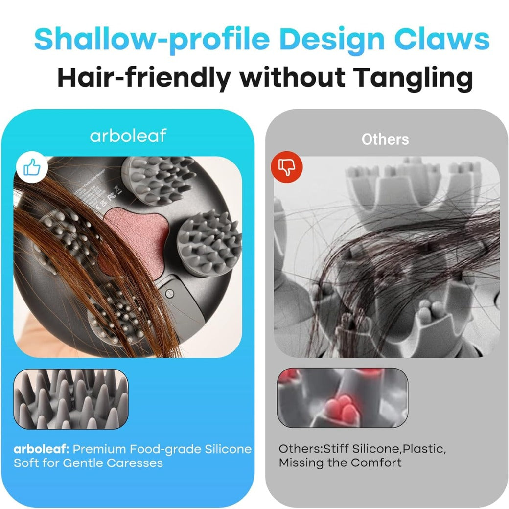 Electric Scalp Massager | Deep Cleansing & Relaxing Waterproof Head Massage Tool