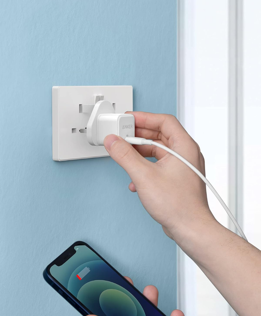 USB-C Plug Fast Charging Wall Adapter Type-C Power Charger for Phones, Tablets and USB-C Devices Compact Travel Design