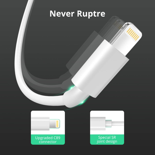 2 Pack 1.8M iPhone Charger Cable Apple MFi Certified Lightning to USB Fast Charging and Data Sync Cable for iPhone and iPad