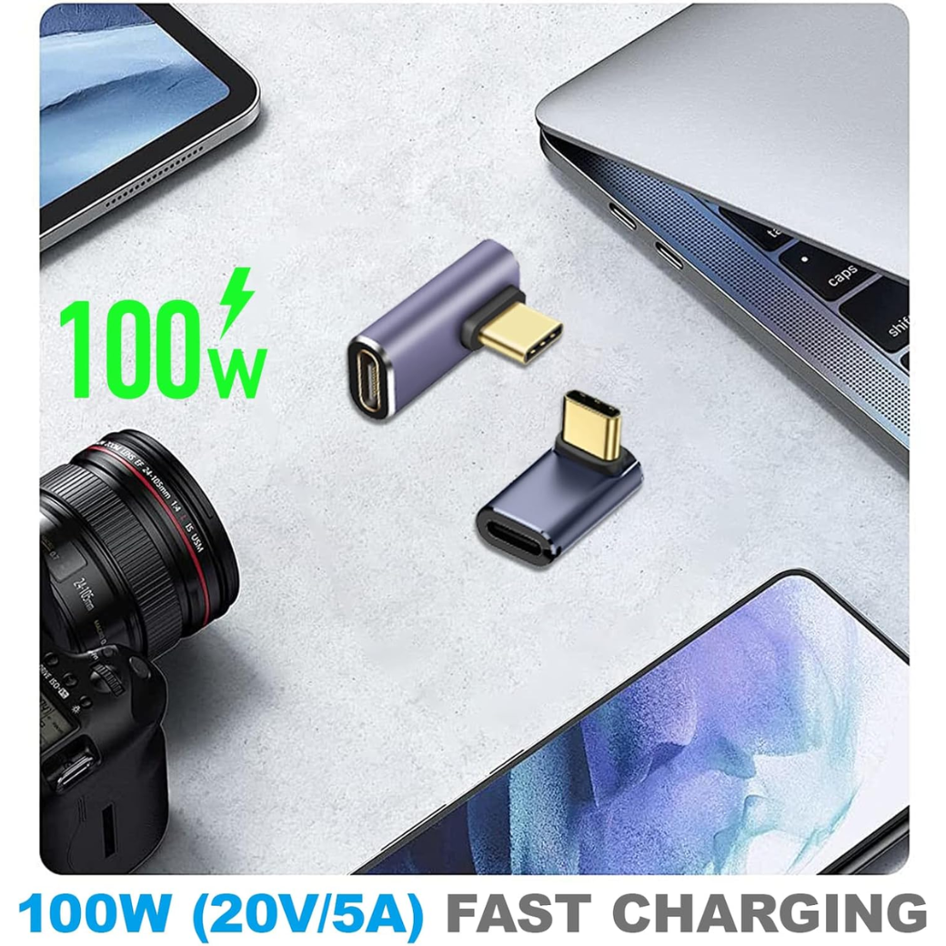 2PCS90Degree USB-C Right Angle