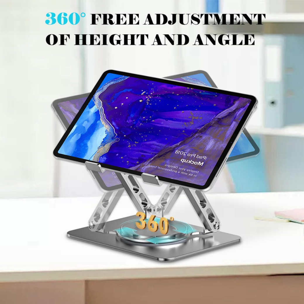 Laptop Stand with 360 Rotating Base