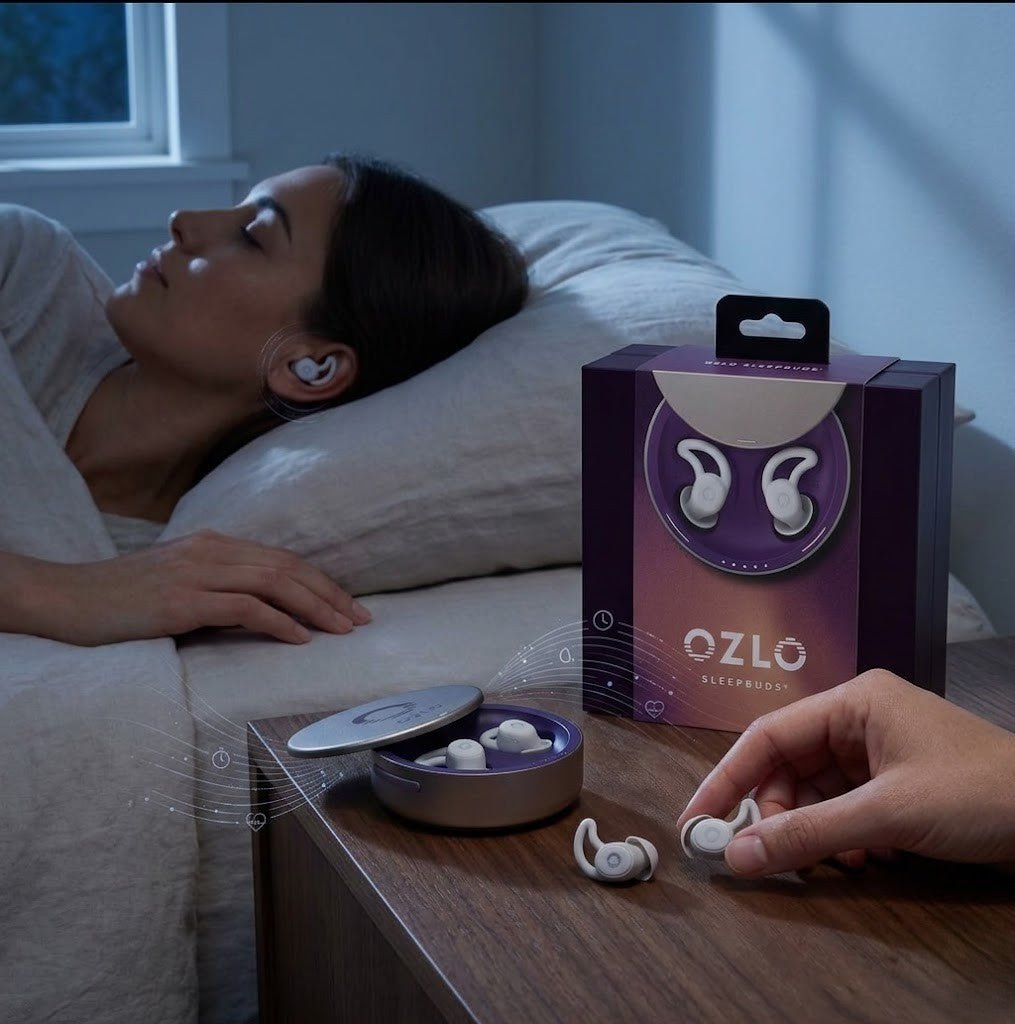 Ozlo Sleepbuds® | Comfortable Side Sleeper Headphones | Up to 10 Hours of Bluetooth LE Streaming