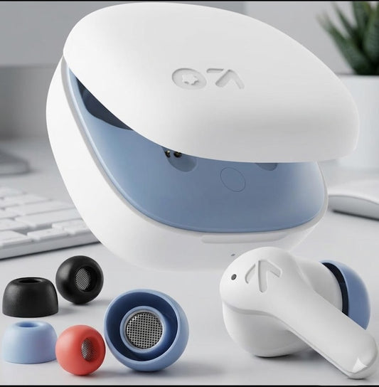 GOBOULT K10 Truly Wireless Bluetooth in Ear Earbuds with 50H Playtime, 4 Mic Clear Calling, 45ms Low Latency, 10mm Drivers, Touch Controls, Type-C Fast Charging