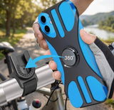 Bike Phone Holder, Universal Bicycle Motorcycle Cell Phone mount, 360° Rotatable Adjustable Bike Phone Mount Compatible for 4" to 6.7" Smartphones