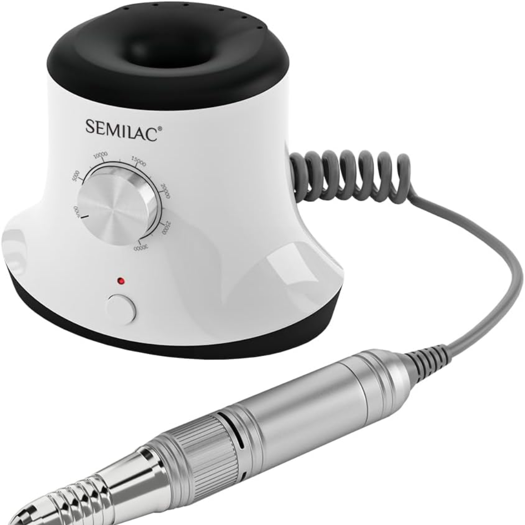 Semilac Electric Nail Drill 24W – 30000RPM Nail File for Gel, Acrylic & Manicure Use