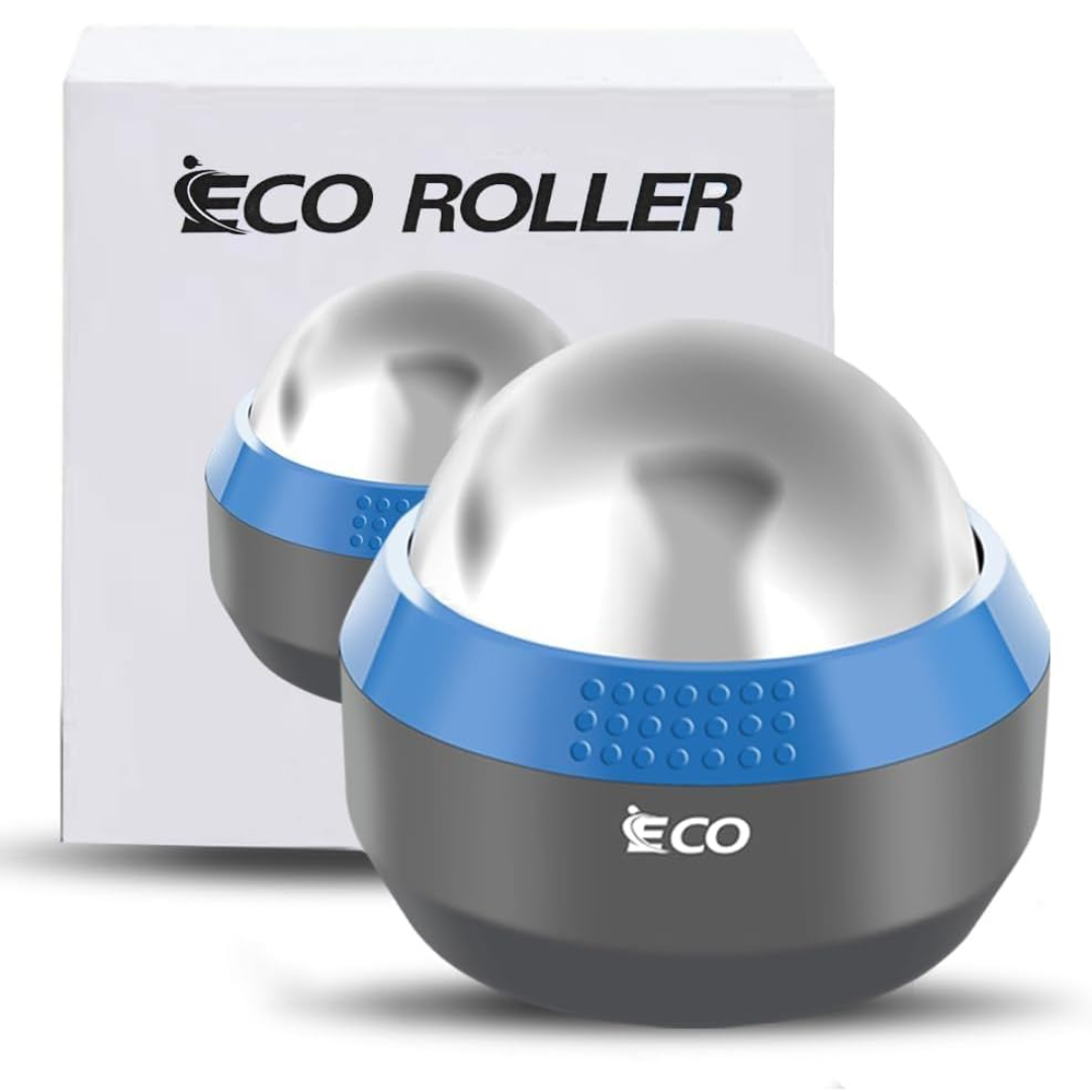 Cold Massage Roller Ball – Ice Roller for Deep Tissue Muscle Relief, Hot & Cold Therapy for Plantar Fasciitis & Pain Relief