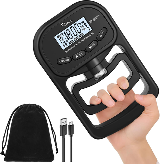 Ryaco Digital Hand Grip Strength Tester with LCD Display