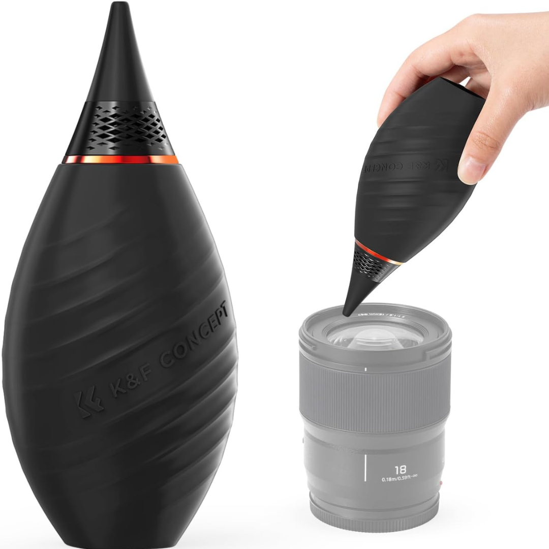 K&F Concept Powerful Rocket Air Blower Dust Cleaner for DSLR Cameras, Camera Lenses, Sensors, Keyboards, Laptops & Electronic Devices – Short Nozzle Air Duster