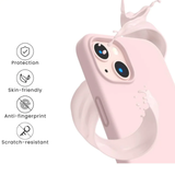 Liquid Silicone Designed for iPhone 13 Case Soft Gel Rubber Protective Cover Shockproof Anti-Slip Slim Phone Case