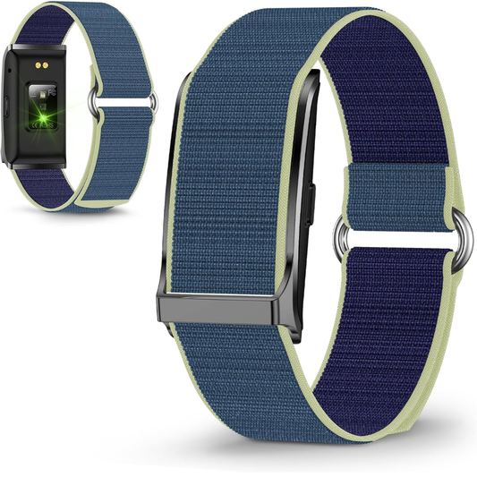 Health Fitness Smart Bracelet – 127 Sport Modes, Sleep Tracking, Waterproof, Call & Alarm Alerts, Photo Control (Blue)
