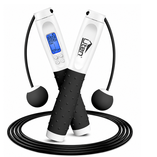 Uten Cordless Digital Skipping Rope with Counter & Weighted Handles